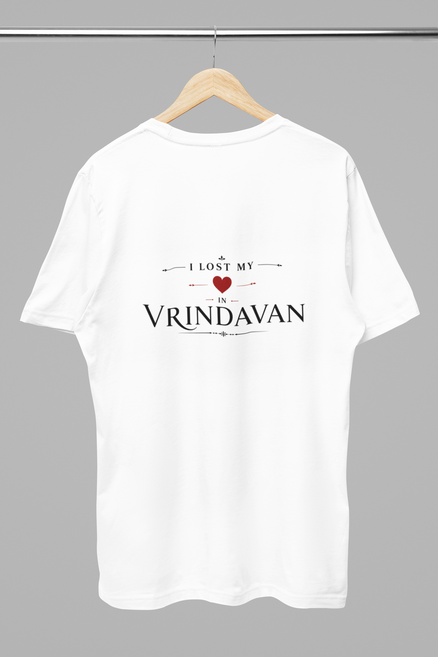I Lost My Heart In Vrindavan Tshirt | white | Krishna Conscious T-Shirt | Krishna Trend